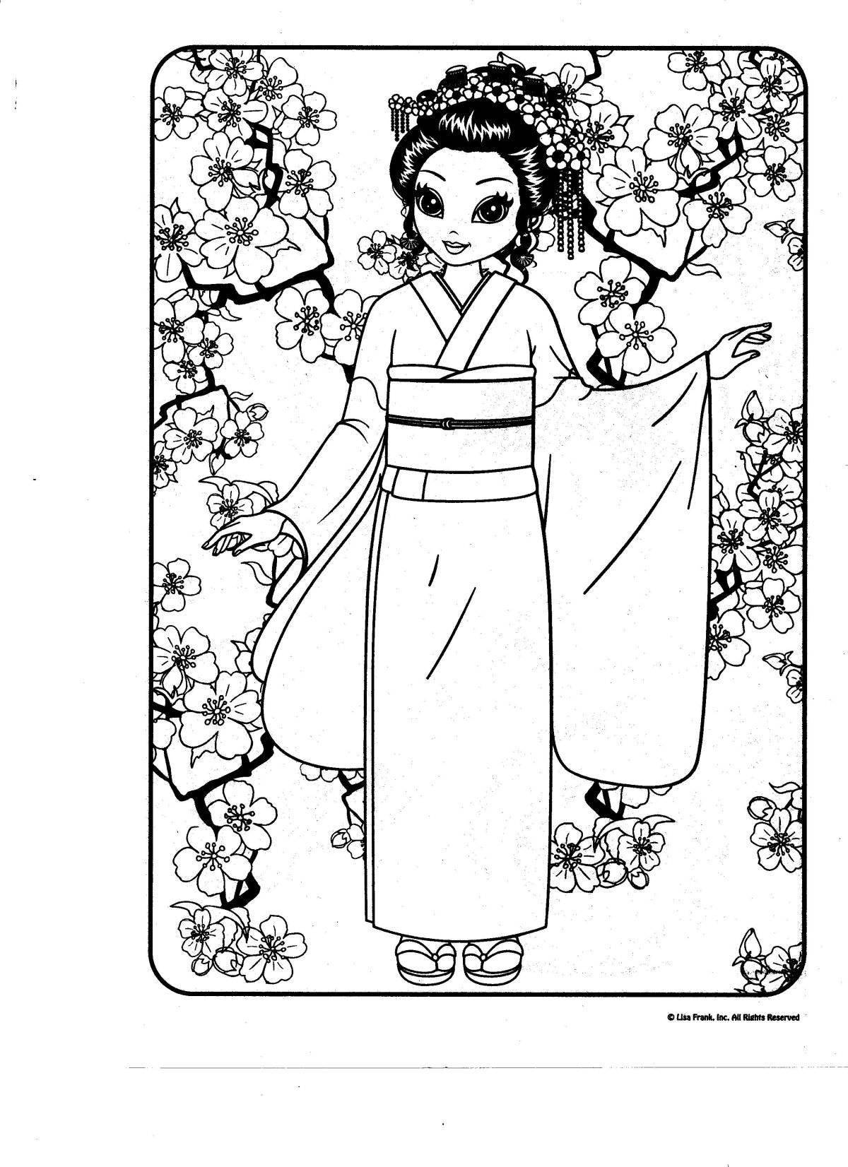 Japanese woman in kimono #5