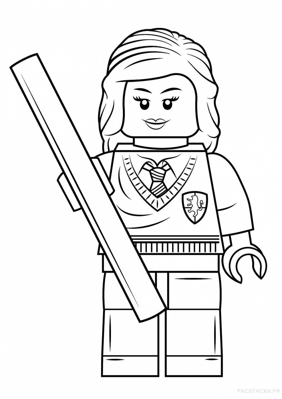 Lego harry potter adorable coloring book