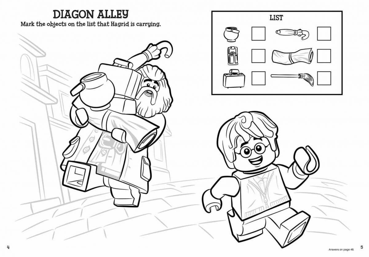 Lego harry potter magic coloring book