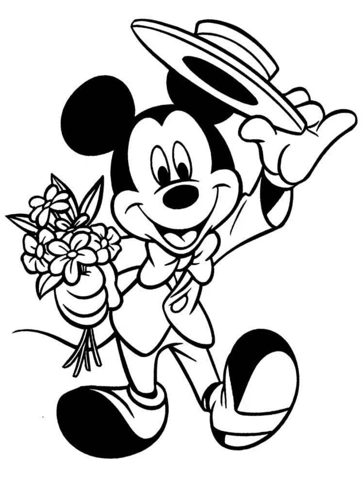Mickey mouse fun coloring book for kids