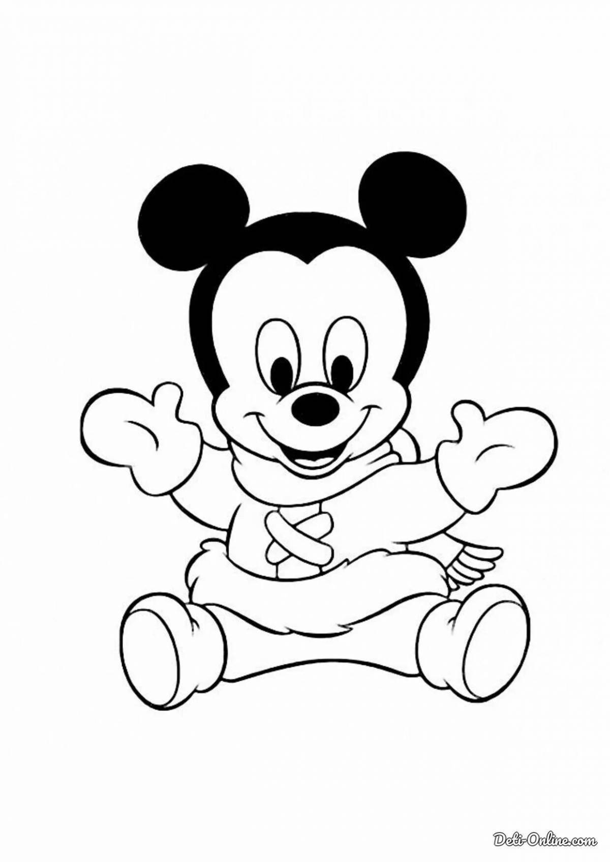 Rampant Mickey Mouse Coloring Book for Kids