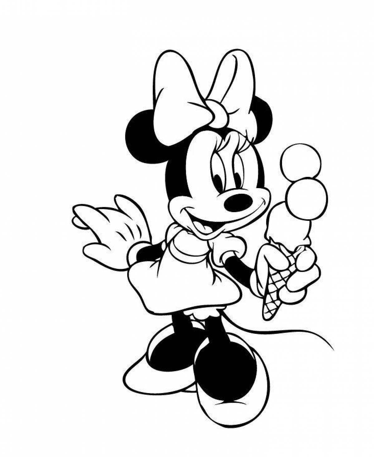 Раскраски героев диснеевских мультиков: Микки Маус (Mickey Mouse) скачать