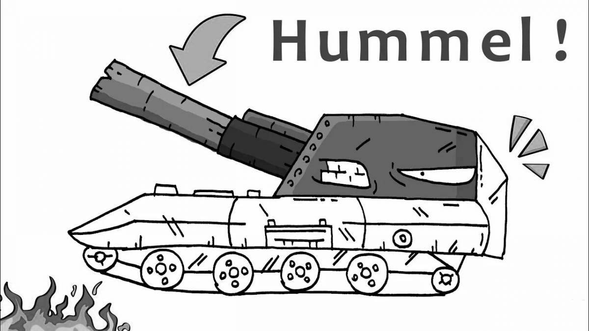 Winsome tanks gerand coloring page