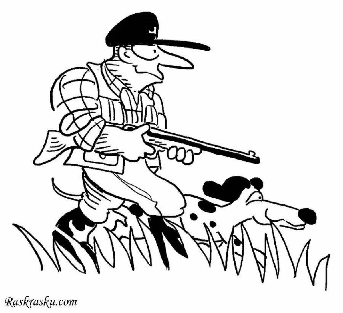 Stealth hunter coloring page