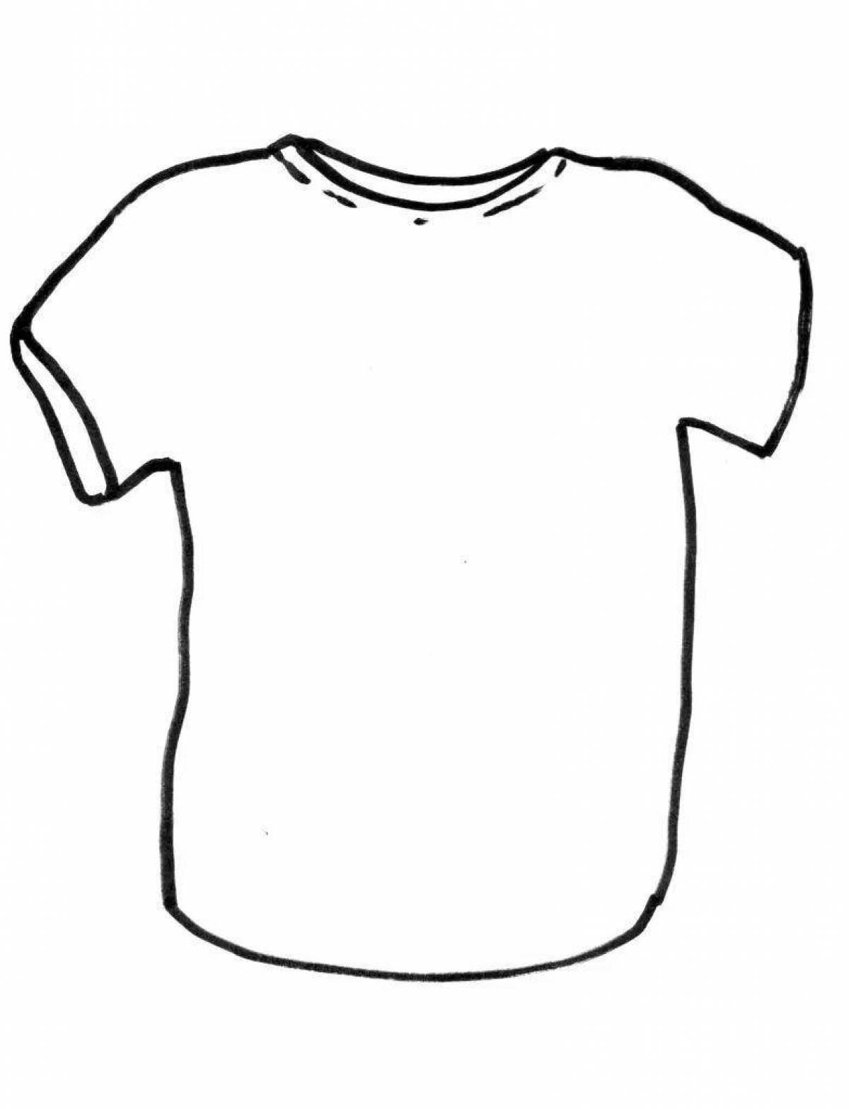 Attractive coloring t-shirt