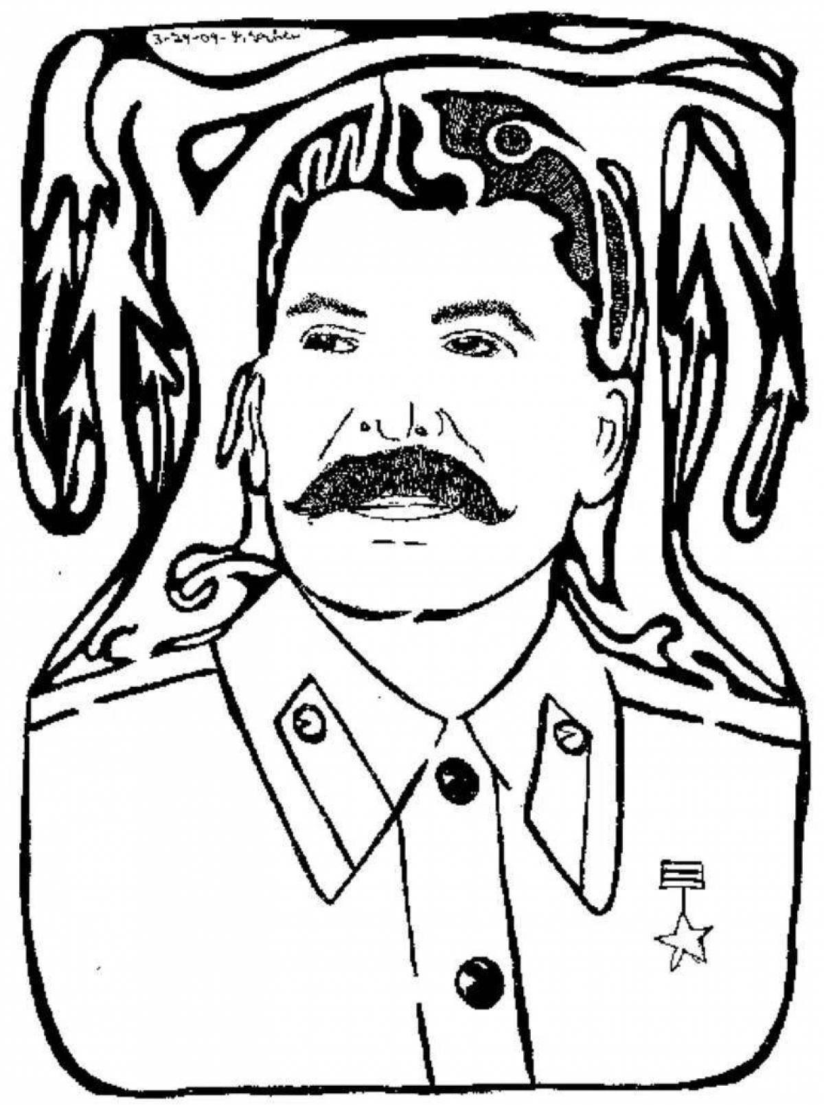 Stalin's dazzling coloring