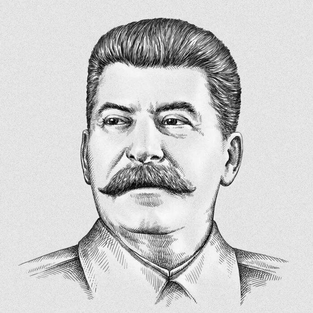 Stalin's hypnotic coloring book