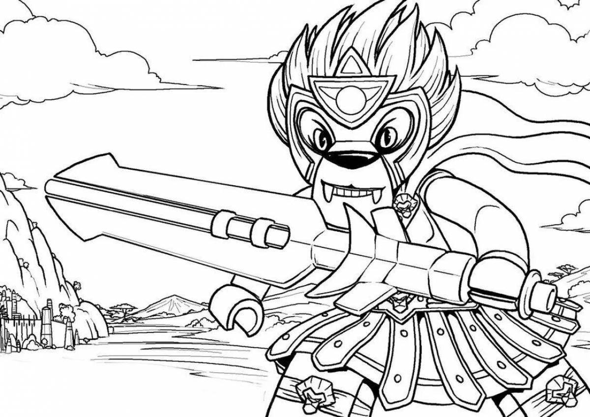 Glorious spark legends coloring page