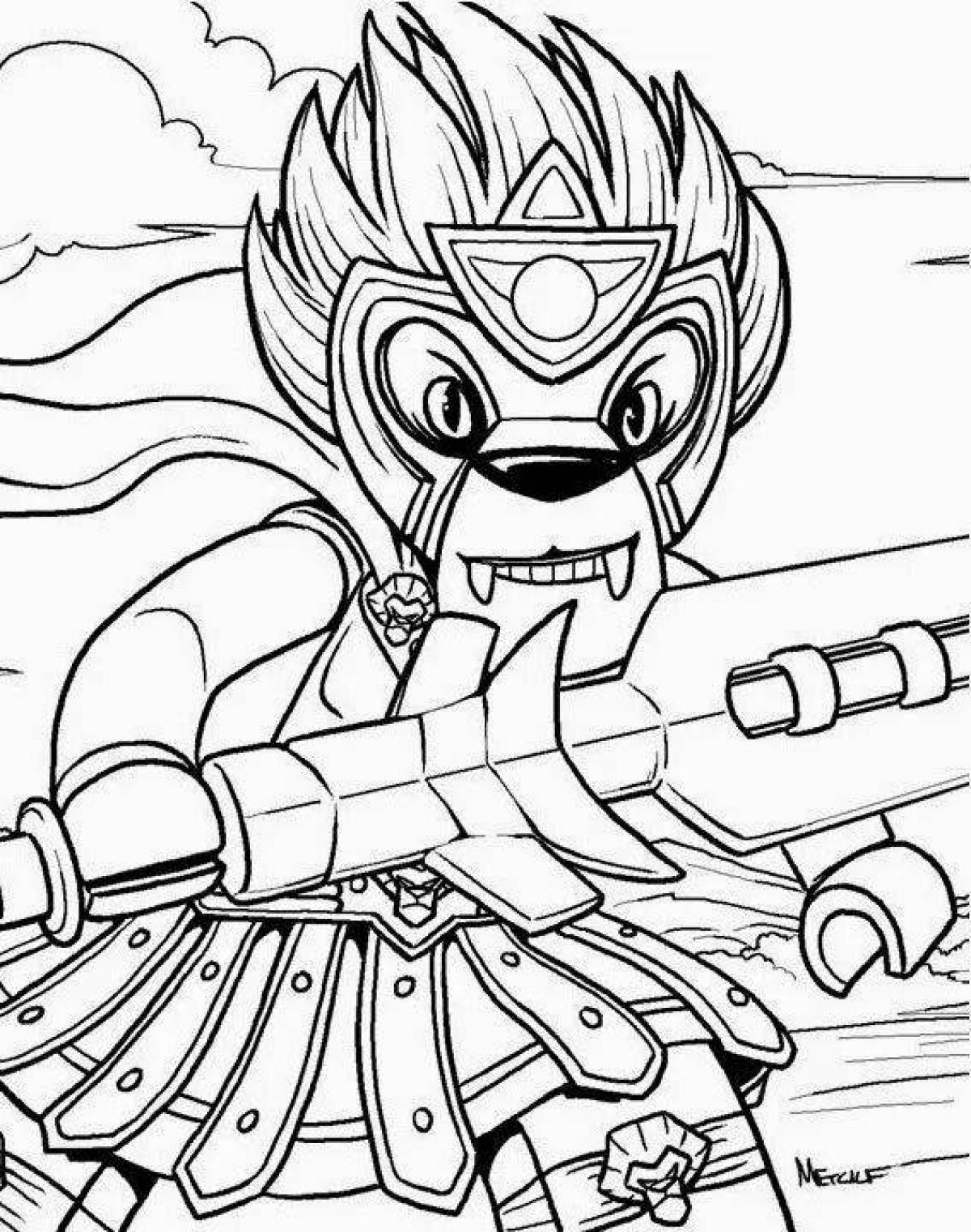 Sparkle legend coloring page