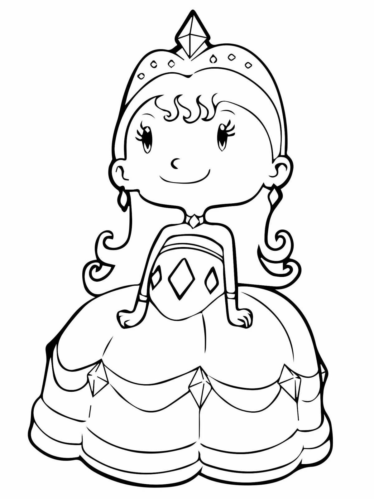 Fairy queen coloring pages for kids