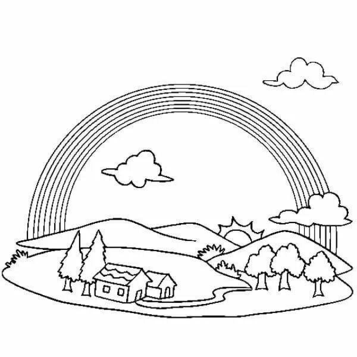 Coloring page my homeland shines
