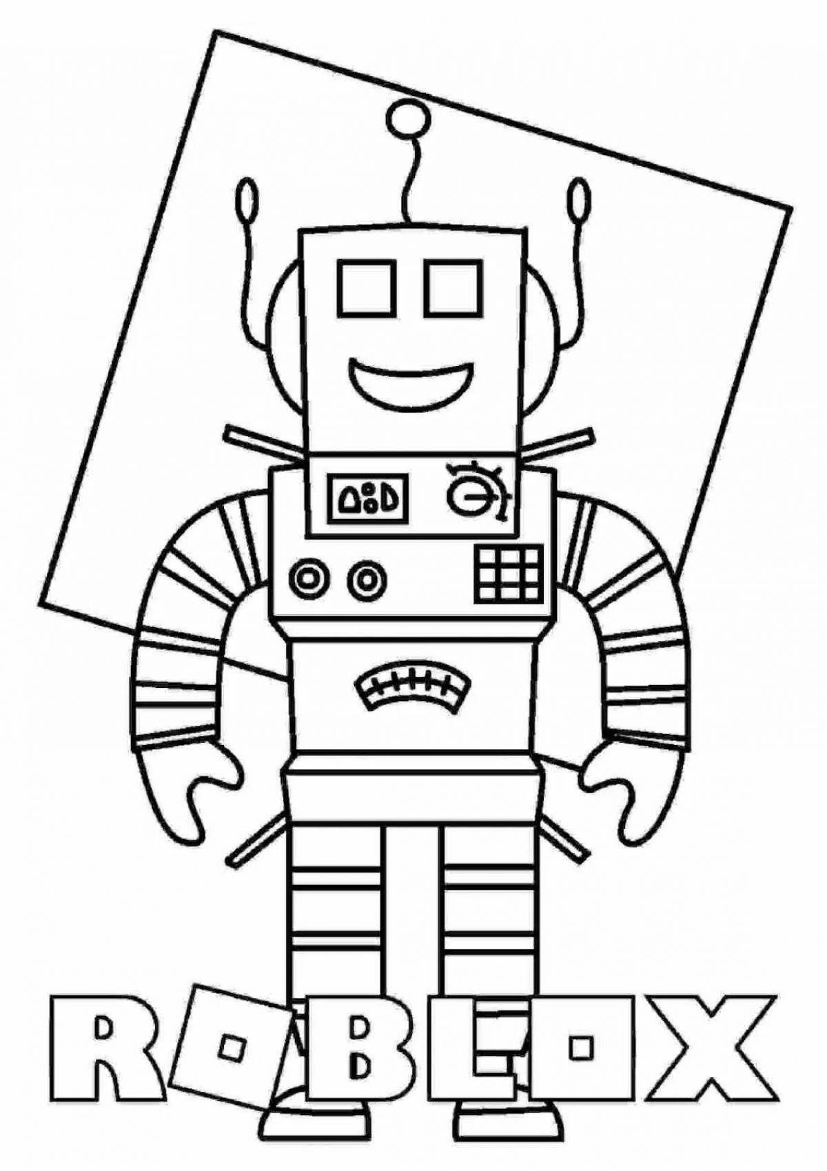 Amazing roblox 100 doors coloring page