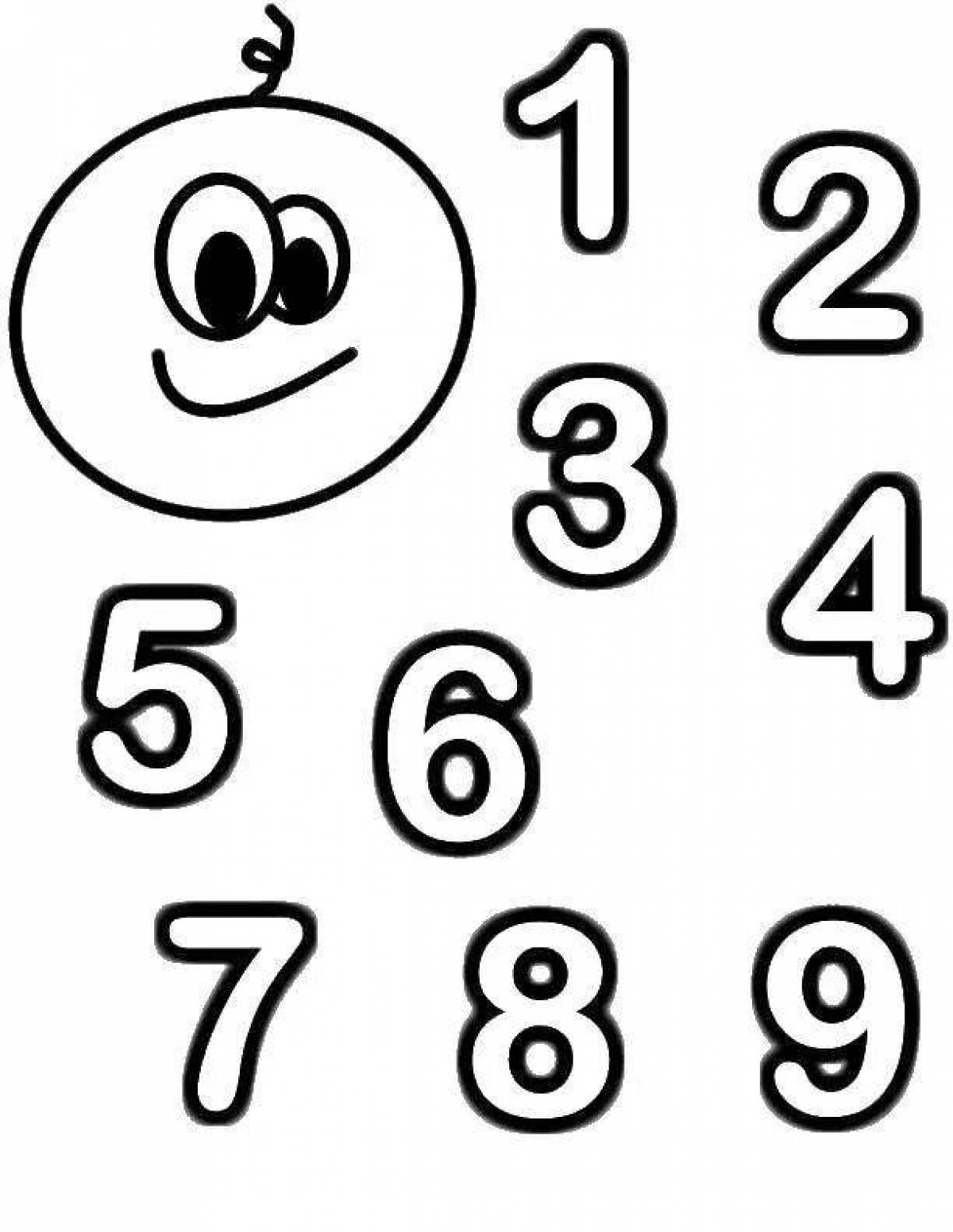 Цифры нарисованные картинки. Раскраска цифры. Раскраски для малышей цифры. Цифры для малышей для раскрашивания. Цифры раскраска для детей.