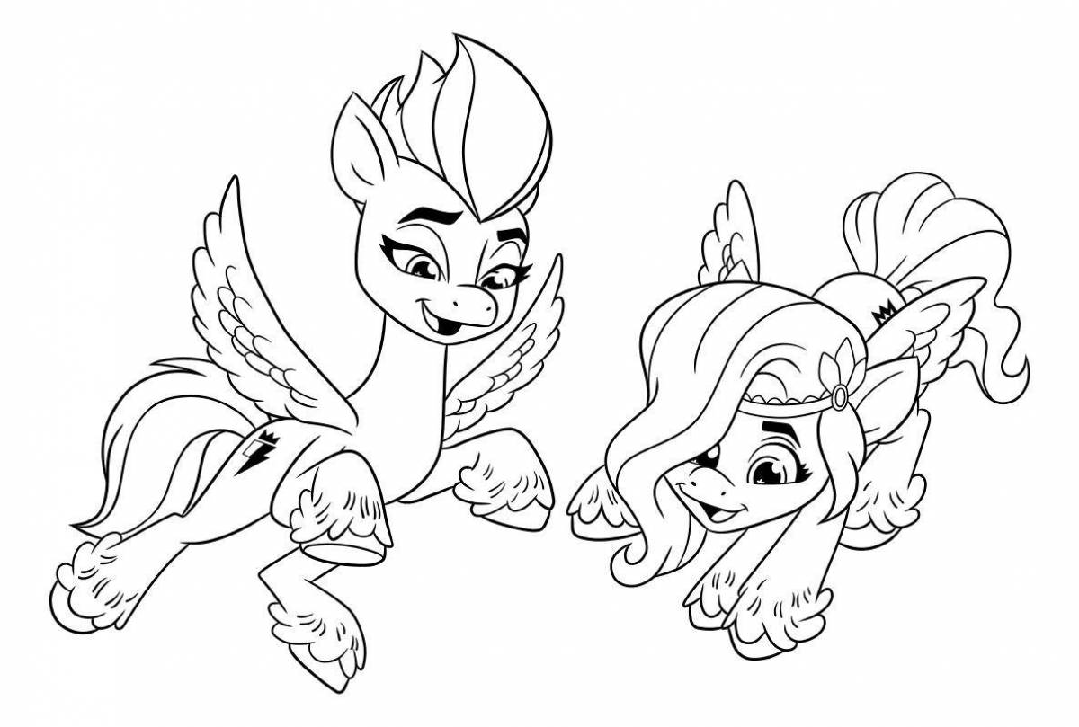 My little pony new generation inspirational coloring book