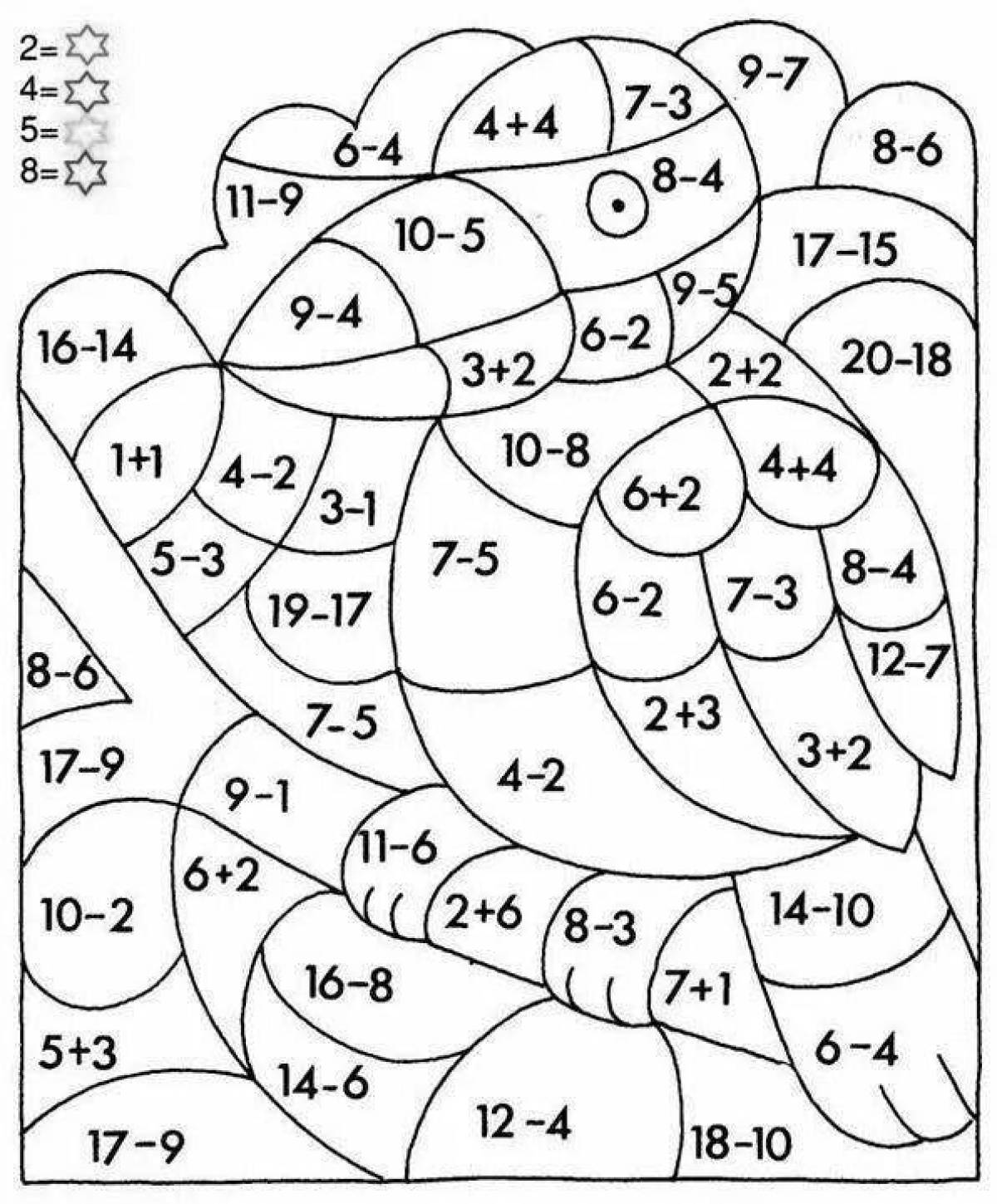 Examples for preschoolers 6 7 years old in math #8