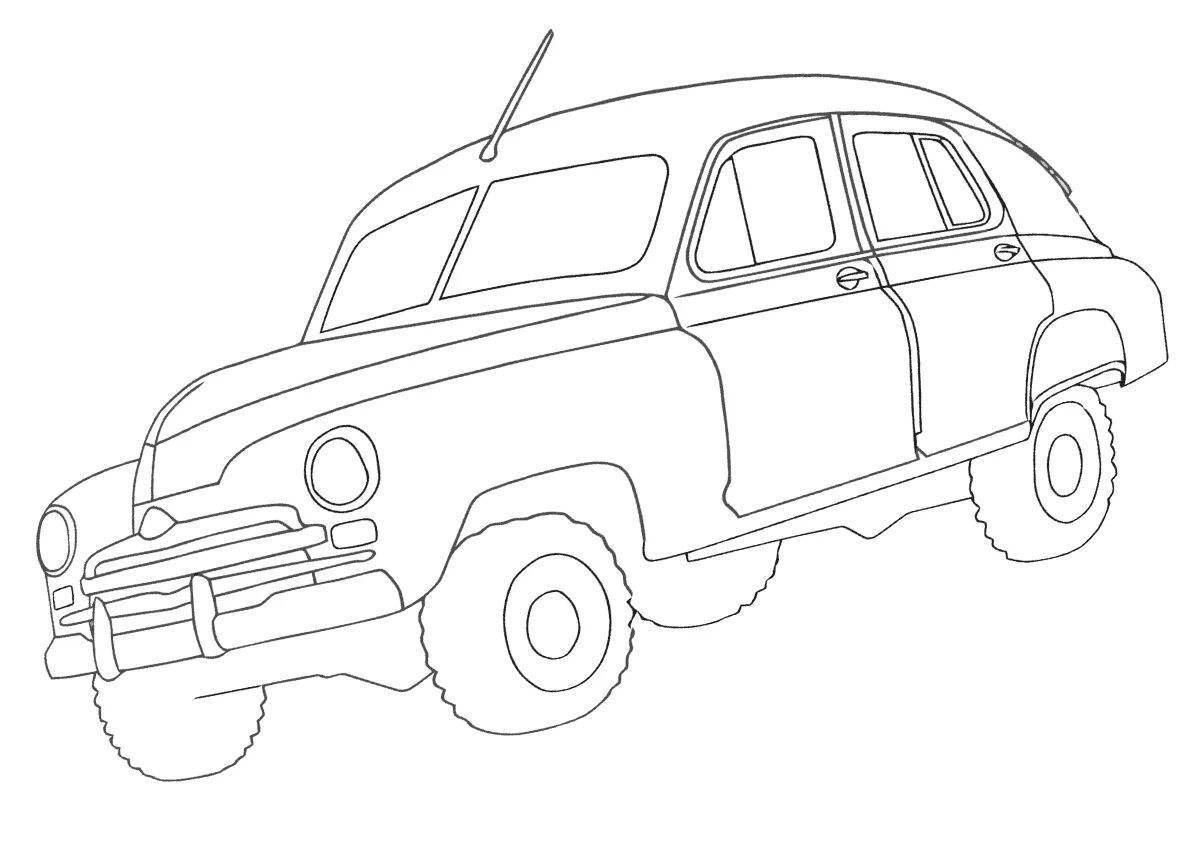 Blinding gas coloring page