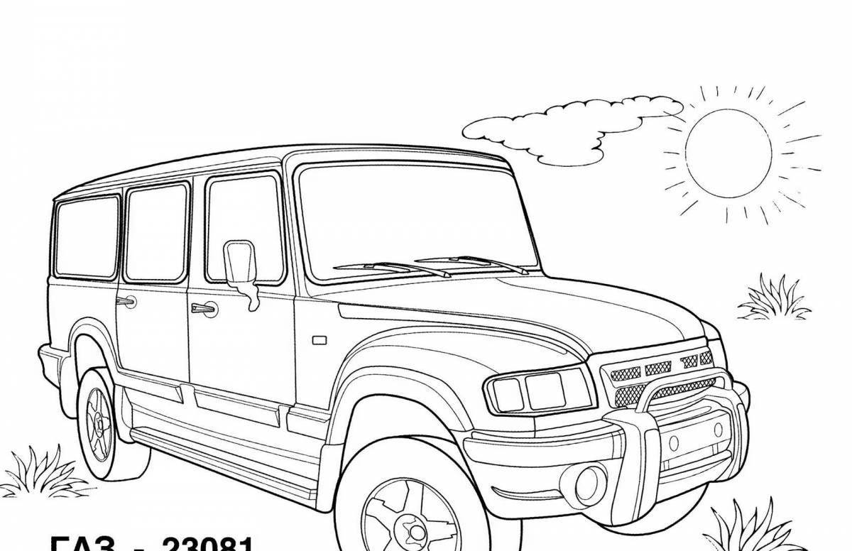 Gorgeous Gas coloring page