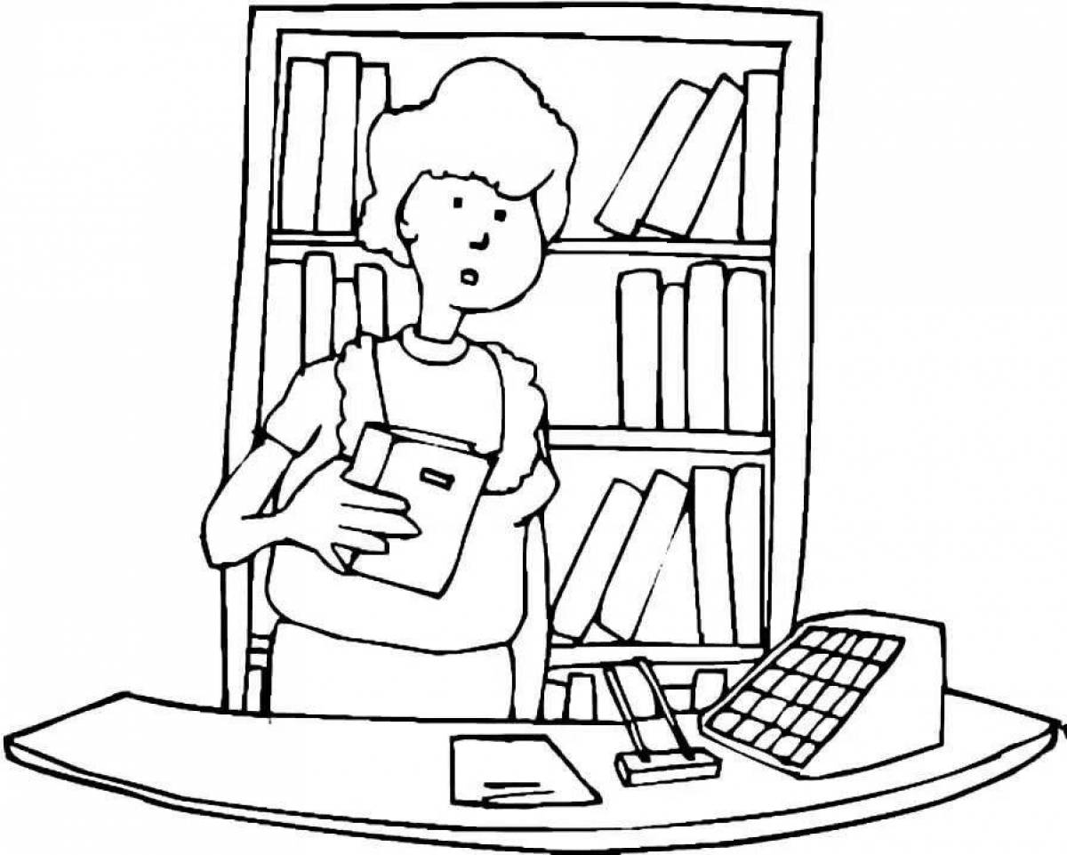 Coloring page of the color-explosion library