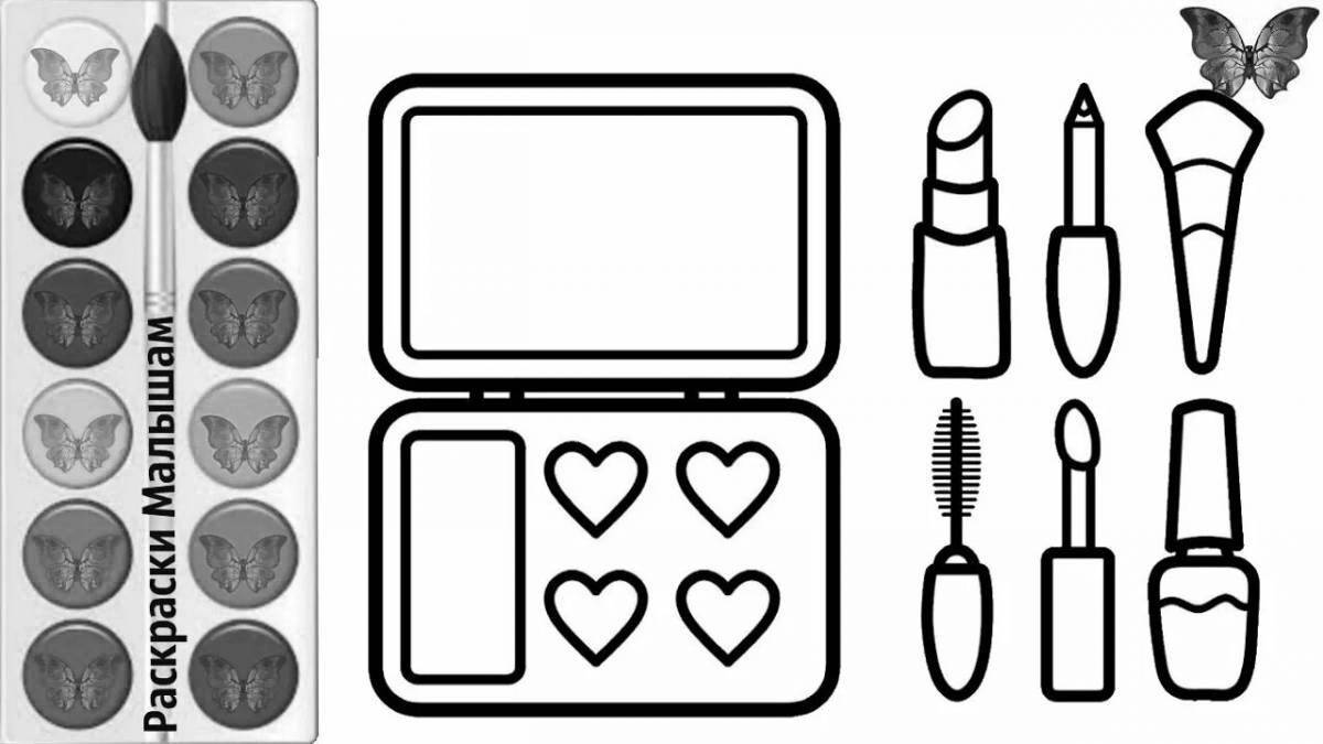 Large palette of coloring pages