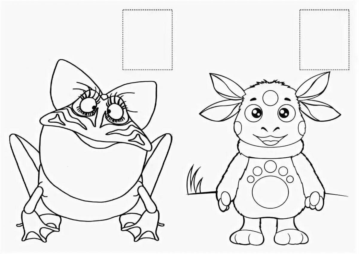 Playful coloring page 2