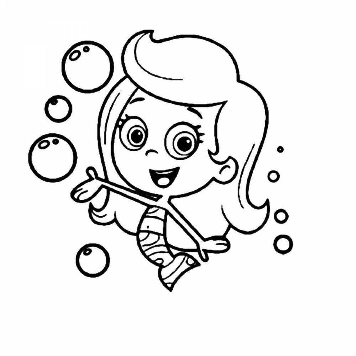 Smart and wonder bag coloring page