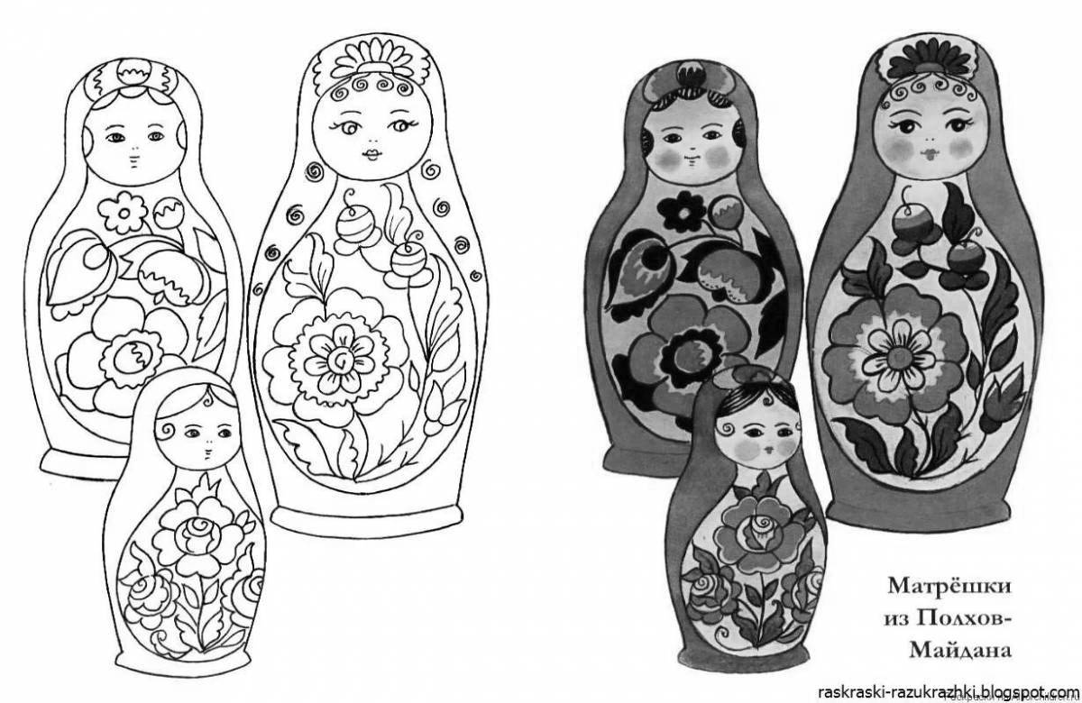 Inviting Russian folk crafts for preschoolers