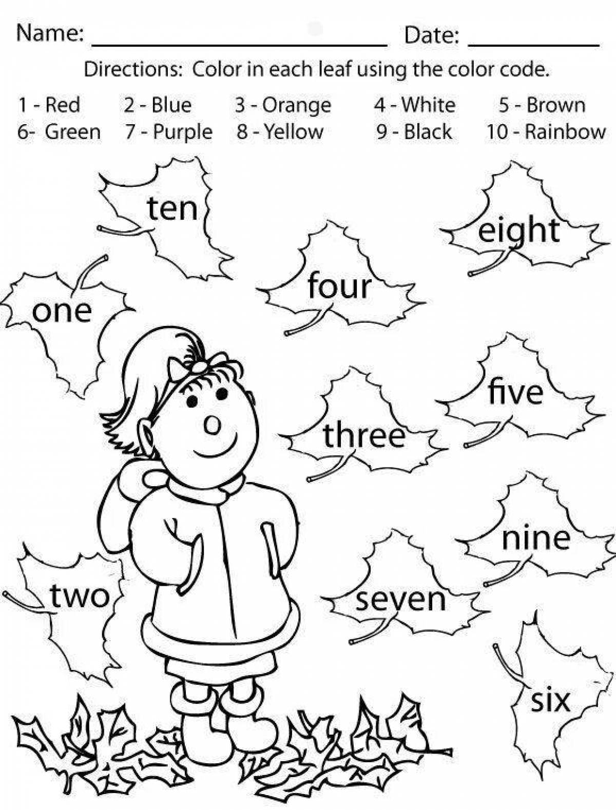 По английскому языку с заданиями для детей #8