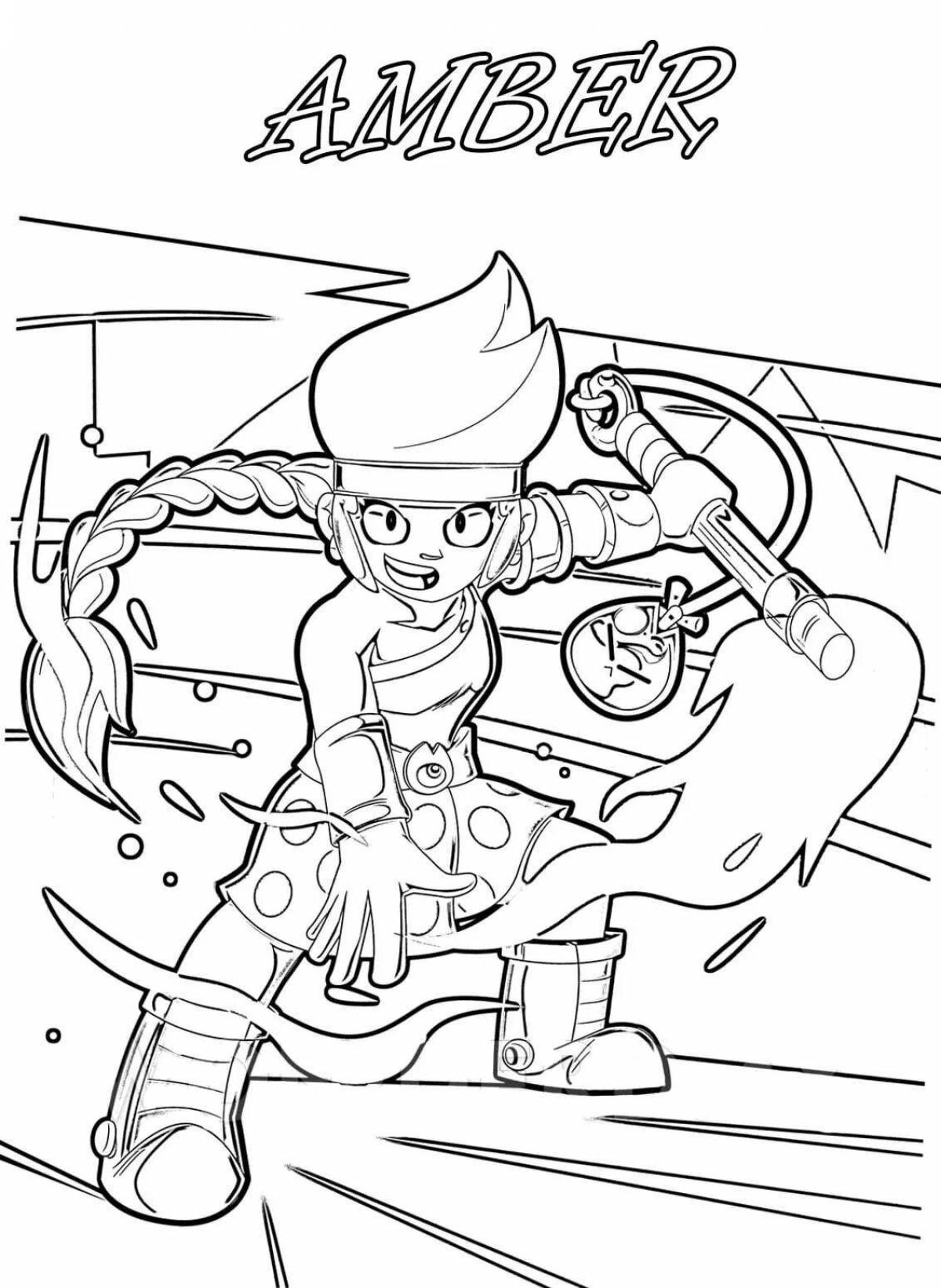 Photo Ember coloring page