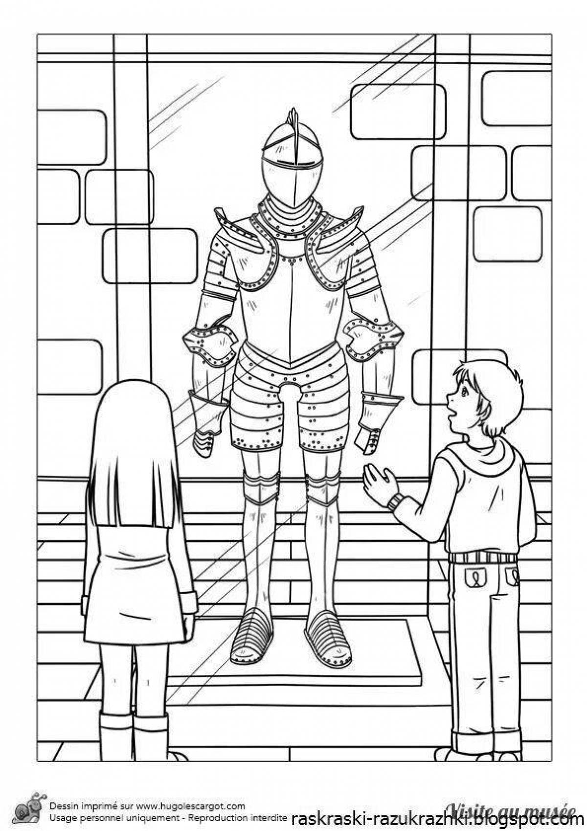 Museum of Elegant Coloring Pages