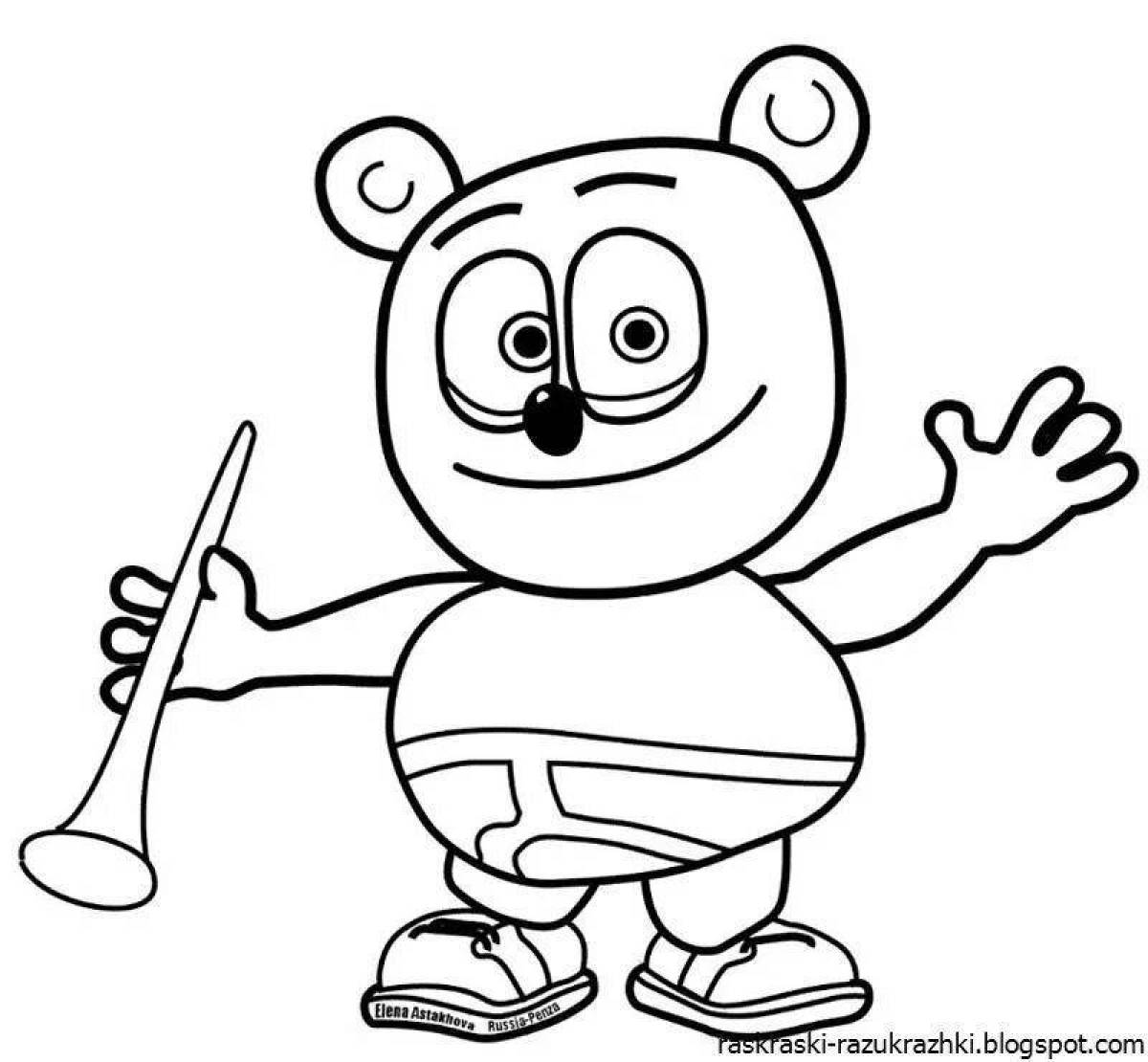 Adorable Humber coloring page