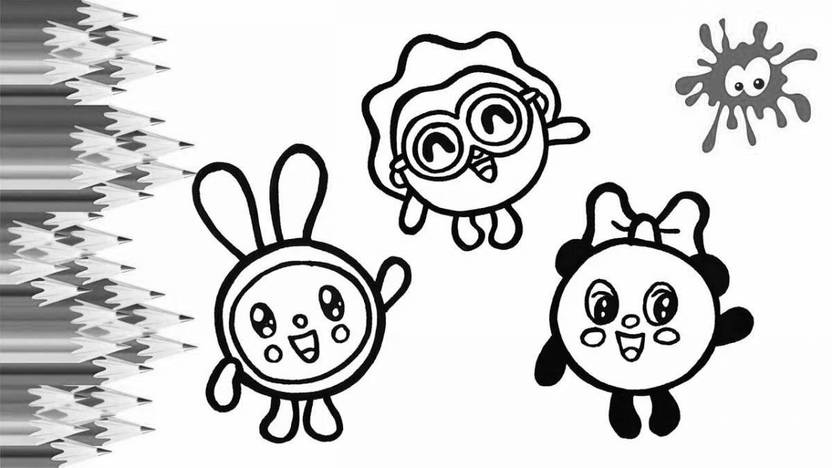 Раскраска сияющий детский колокольчик