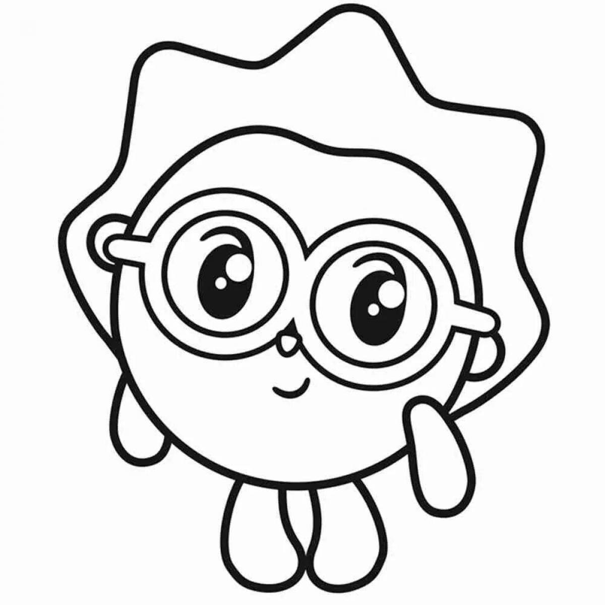 Очаровательная раскраска колокольчика для маленьких детей