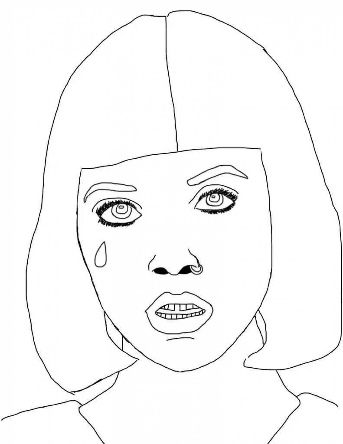 Melanie Martinez's Color Madness Coloring Pages