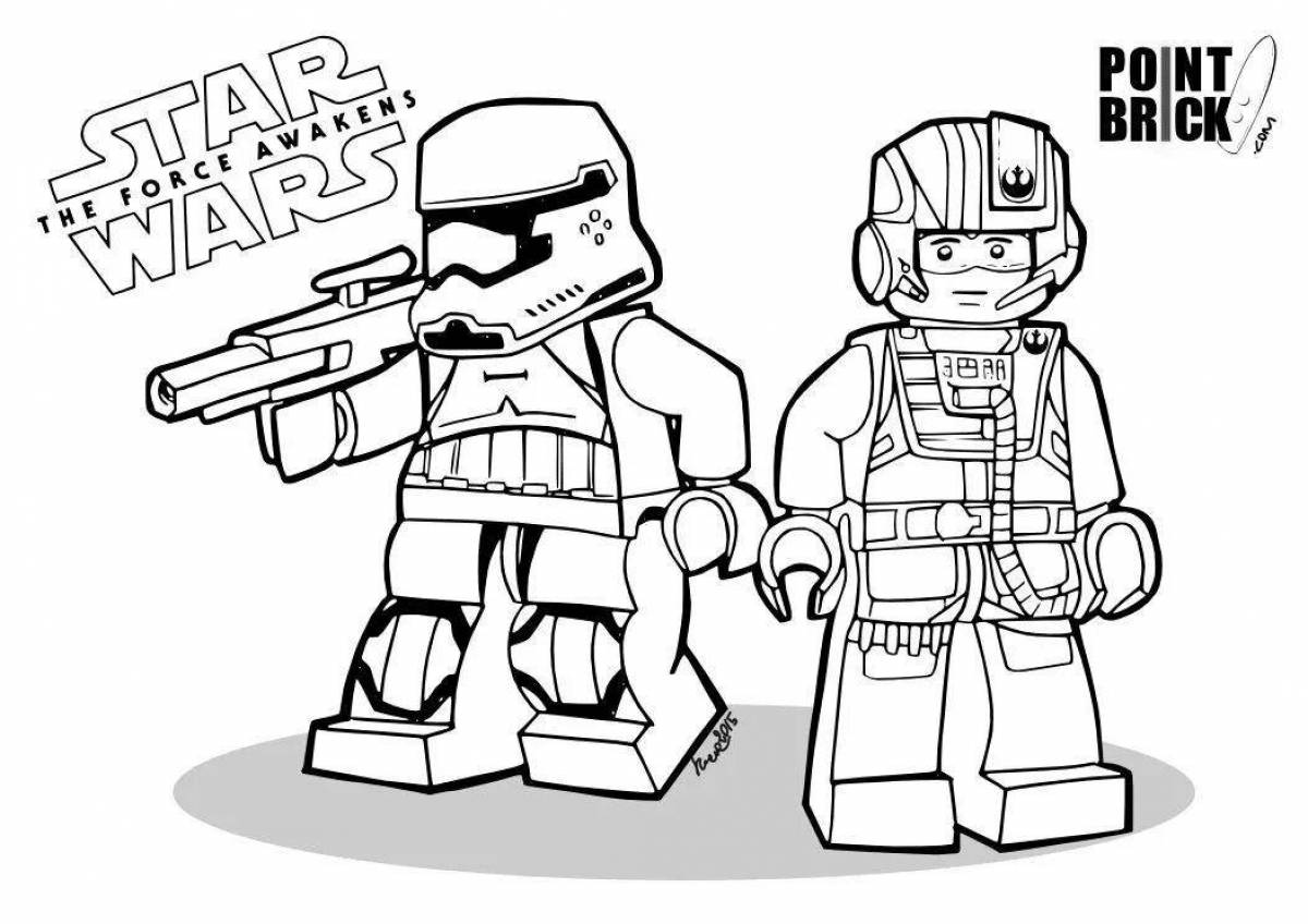 Lego star wars рисунок