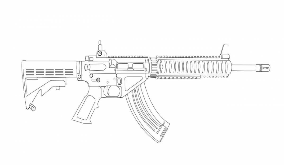 Как нарисовать м 16