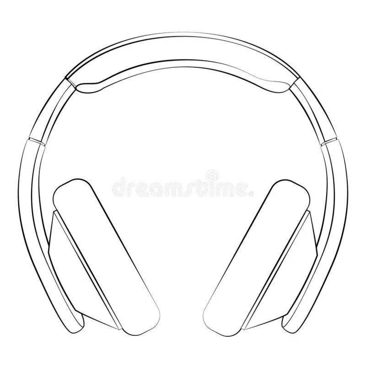 Fun coloring of wireless headphones