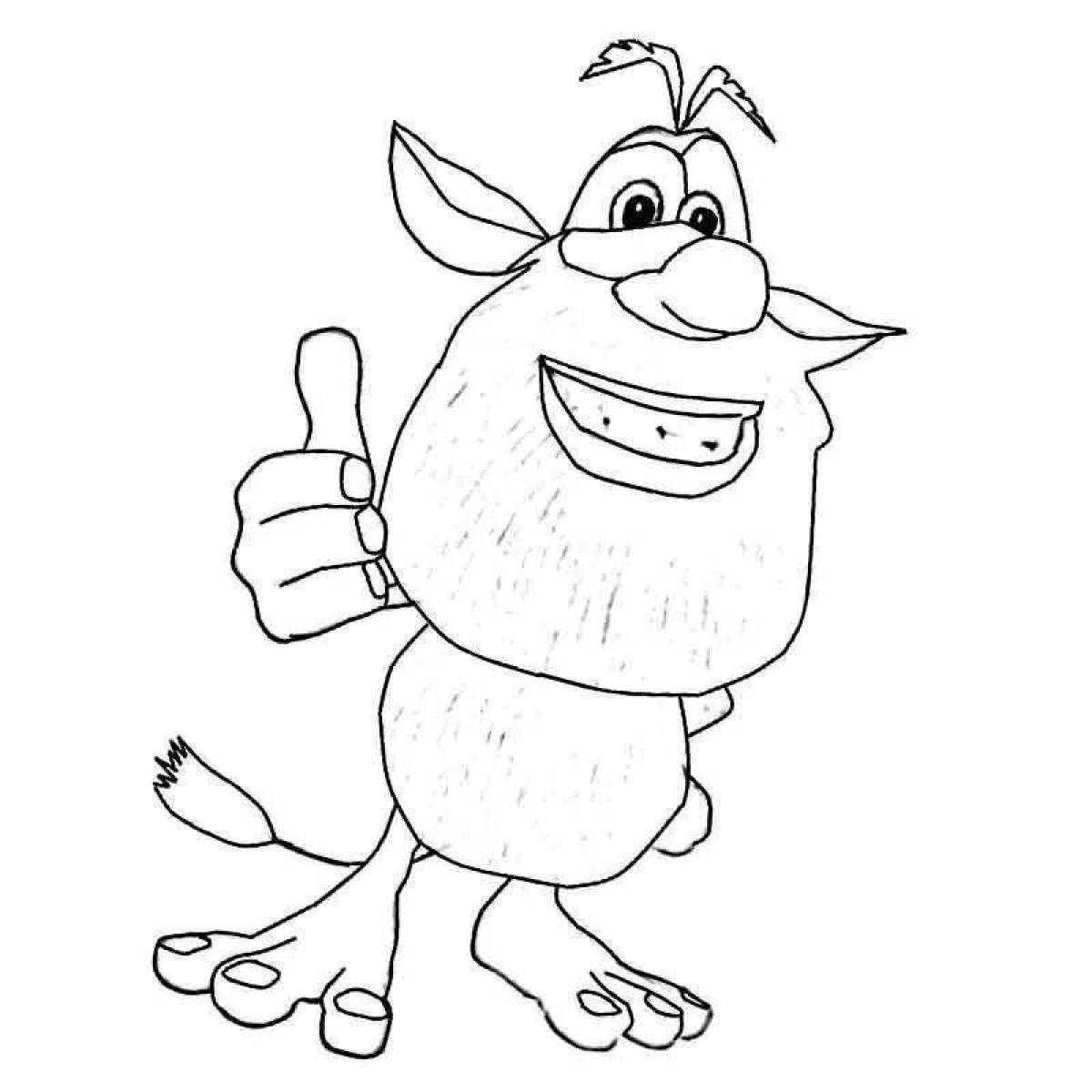 Brownie's happy date coloring page