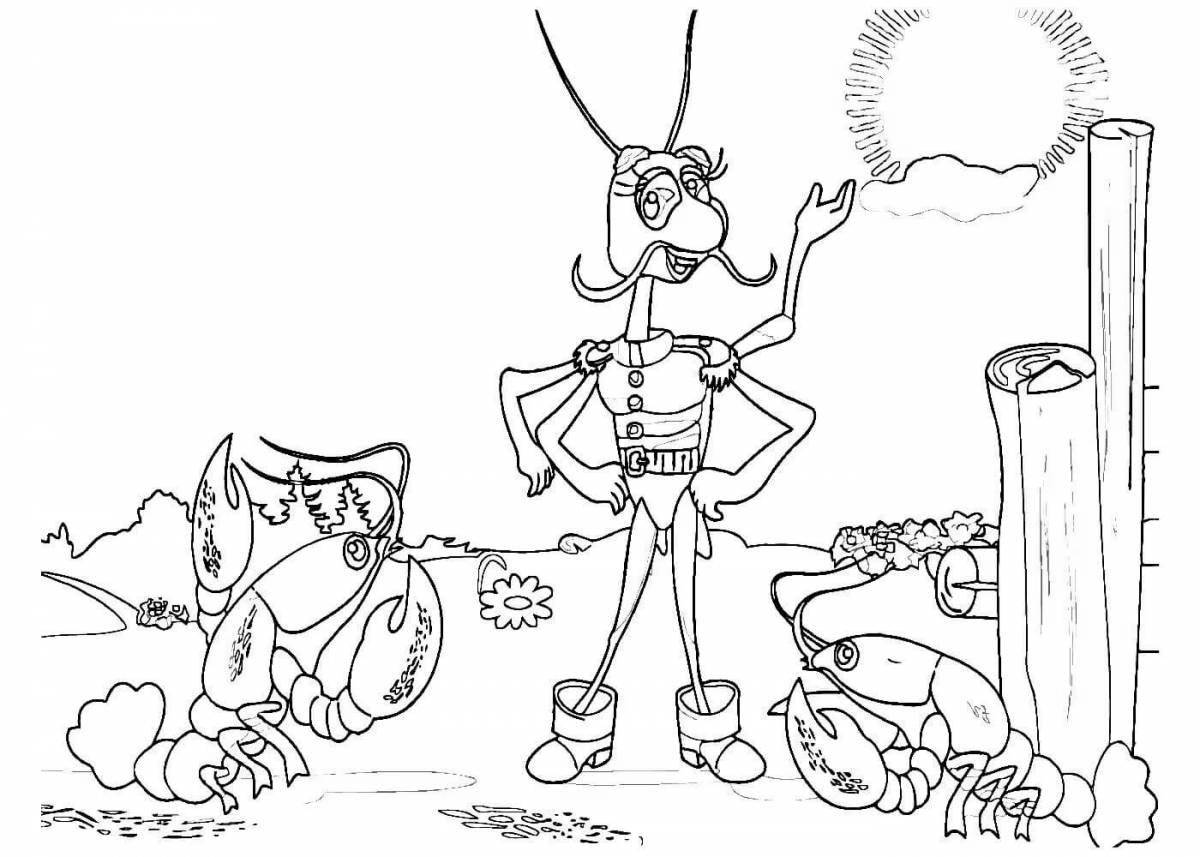 Chukovsky's alluring fairy tale coloring book