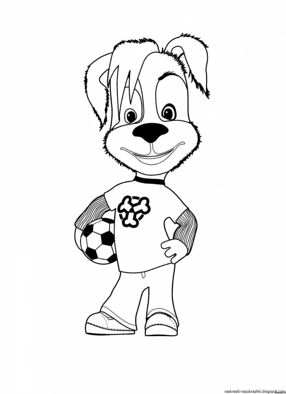 Bright barboskin coloring pages for girls