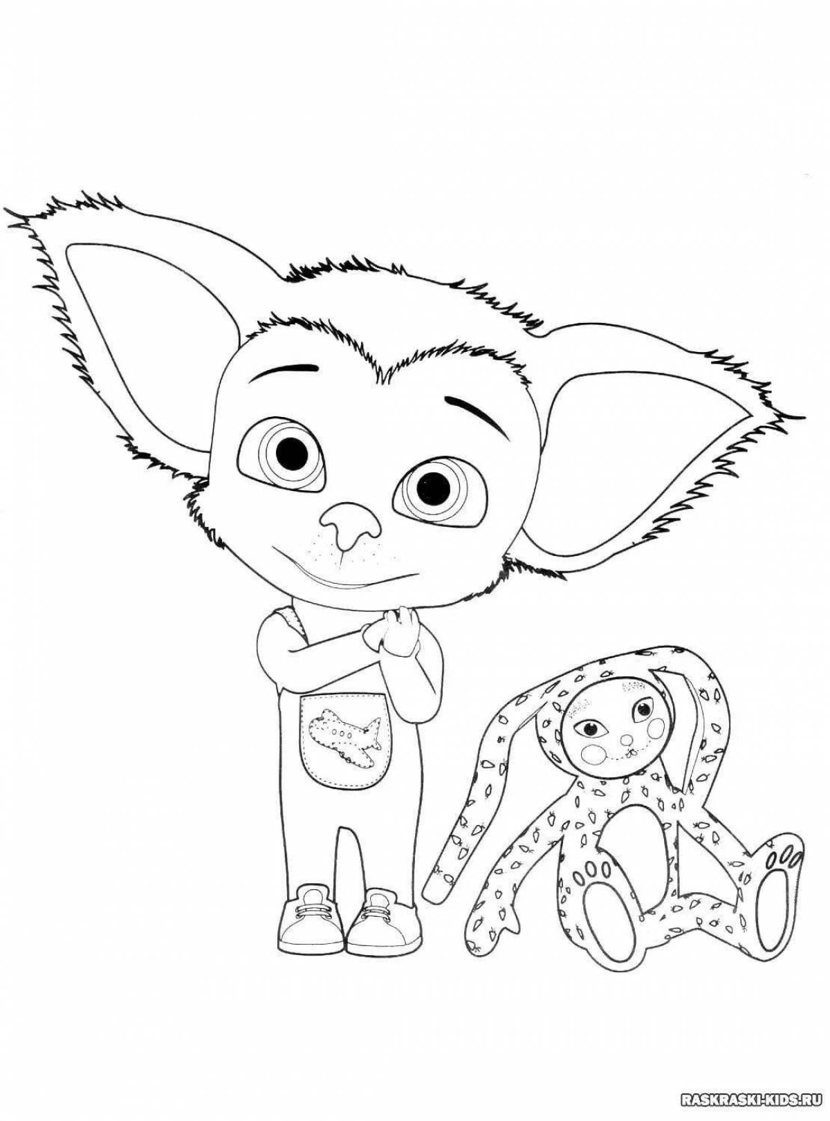Wonderful barboskin coloring pages for girls