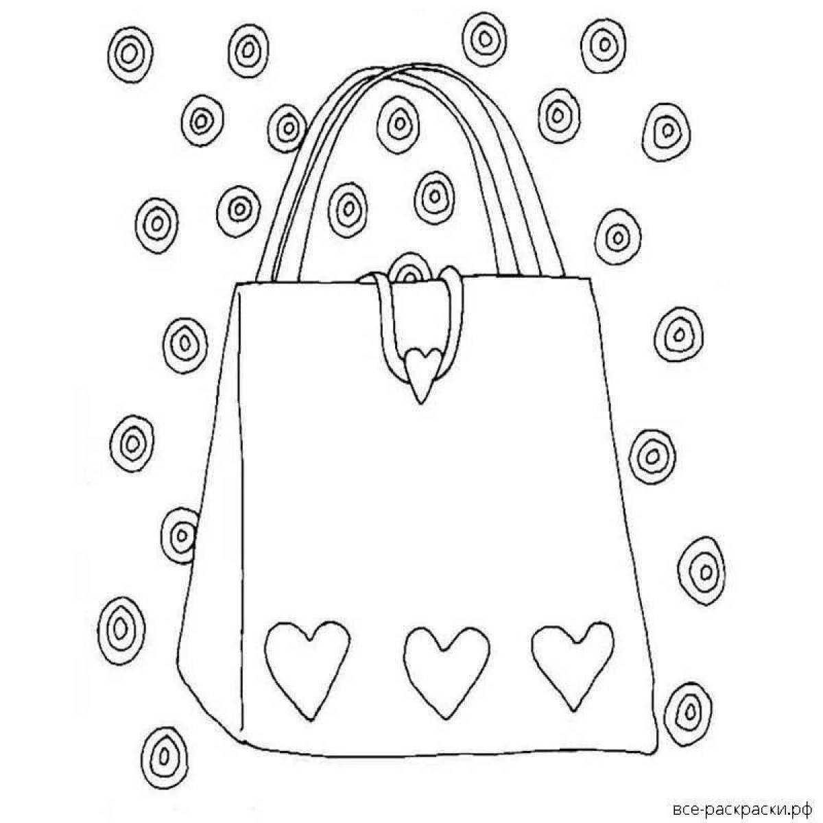 Милая сумка-раскраска для малышей