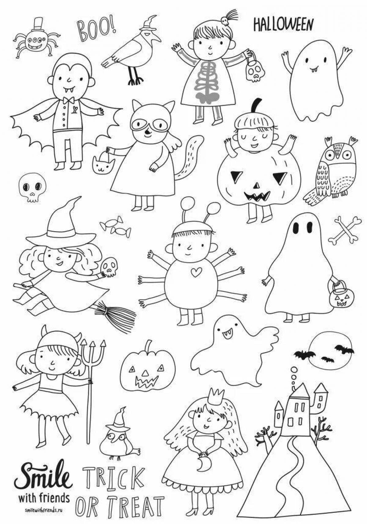 Amazing printable coloring stickers