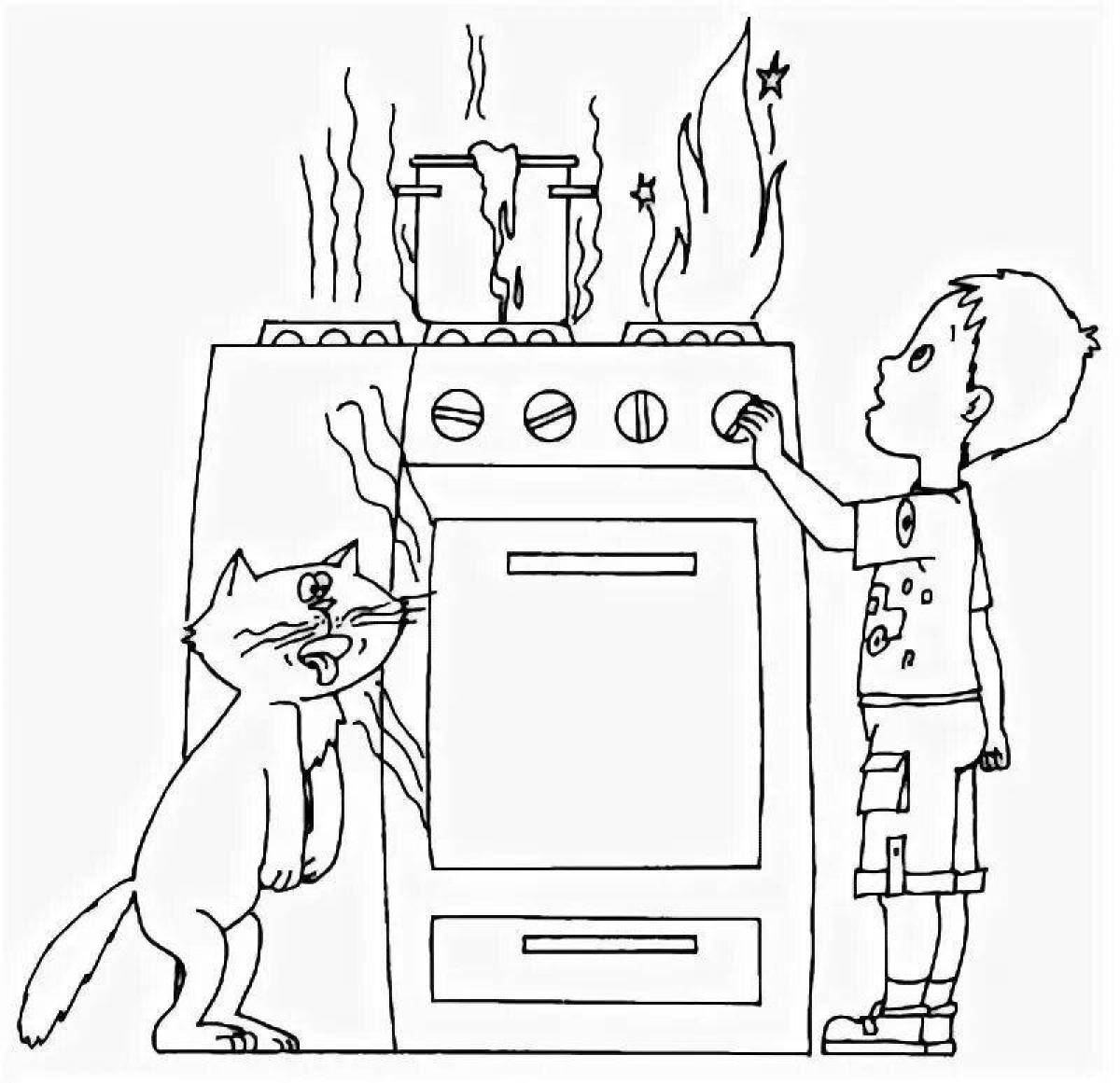 Color-lively child safety coloring