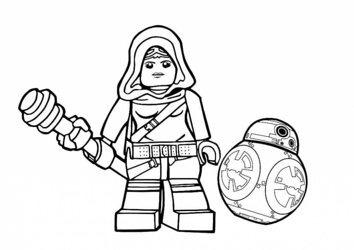 Great coloring lego star wars