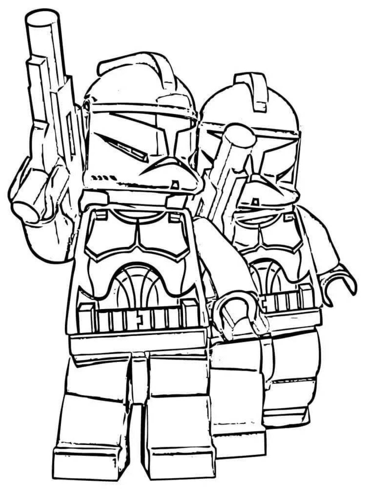 Fabulous lego star wars coloring page
