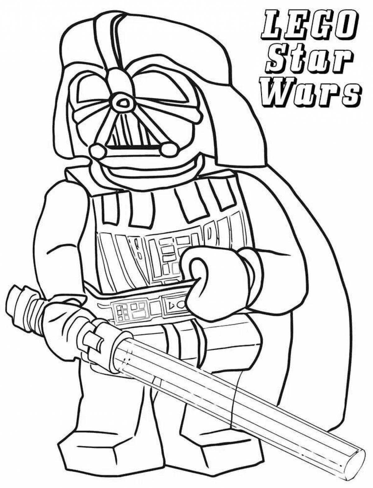 Impressive lego star wars coloring book