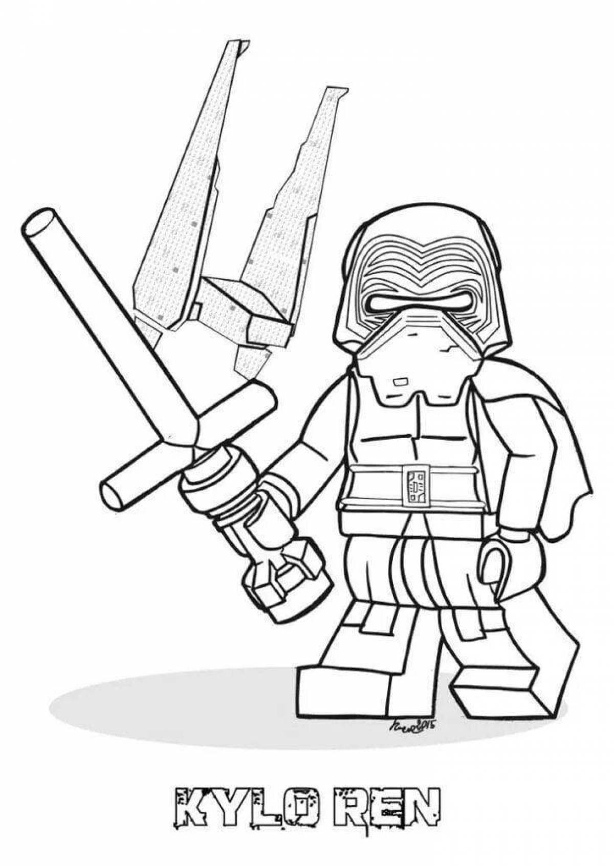 Lego star wars dazzling coloring book
