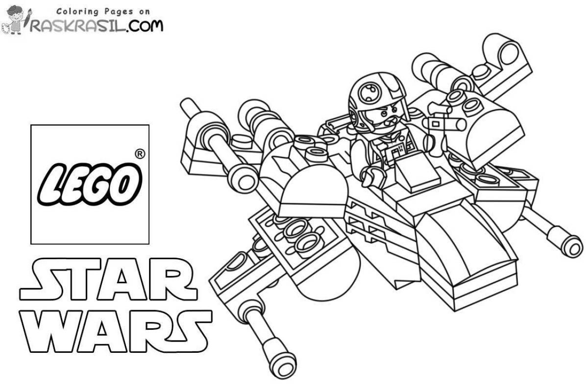 Lego star wars wonderful coloring book