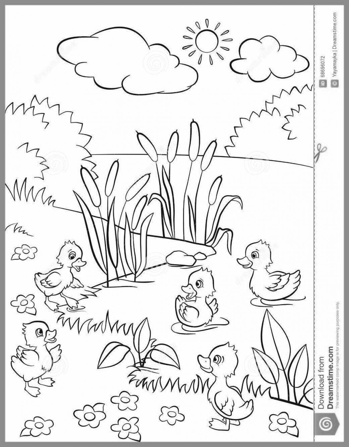 Миленькие пришвинские ребята и утята