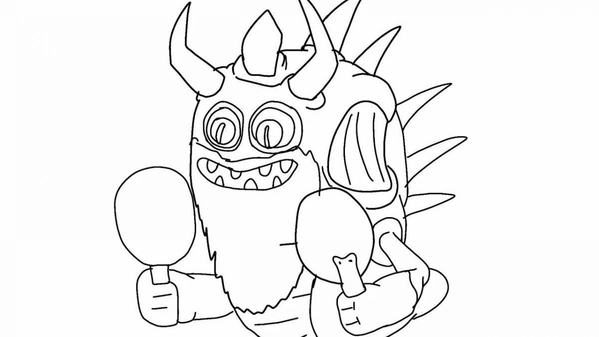 Magic singing monsters coloring pages for kids